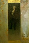 Gustav Klimt port lewinskyratt av josef oil painting
